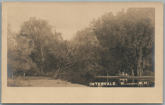 ROCHESTER NH INTERVALE VINTAGE REAL PHOTO POSTCARD RPPC