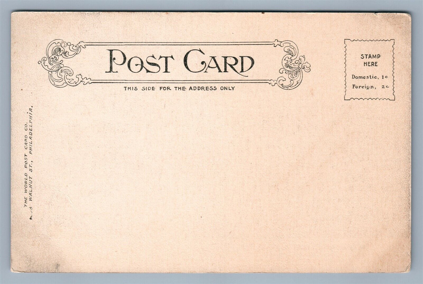 PHILADELPHIA PA DUNDAS LIPPINCOTT MANSION ANTIQUE POSTCARD