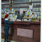 VINTAGE COMIC POSTCARD PHARMACY INTERIOR