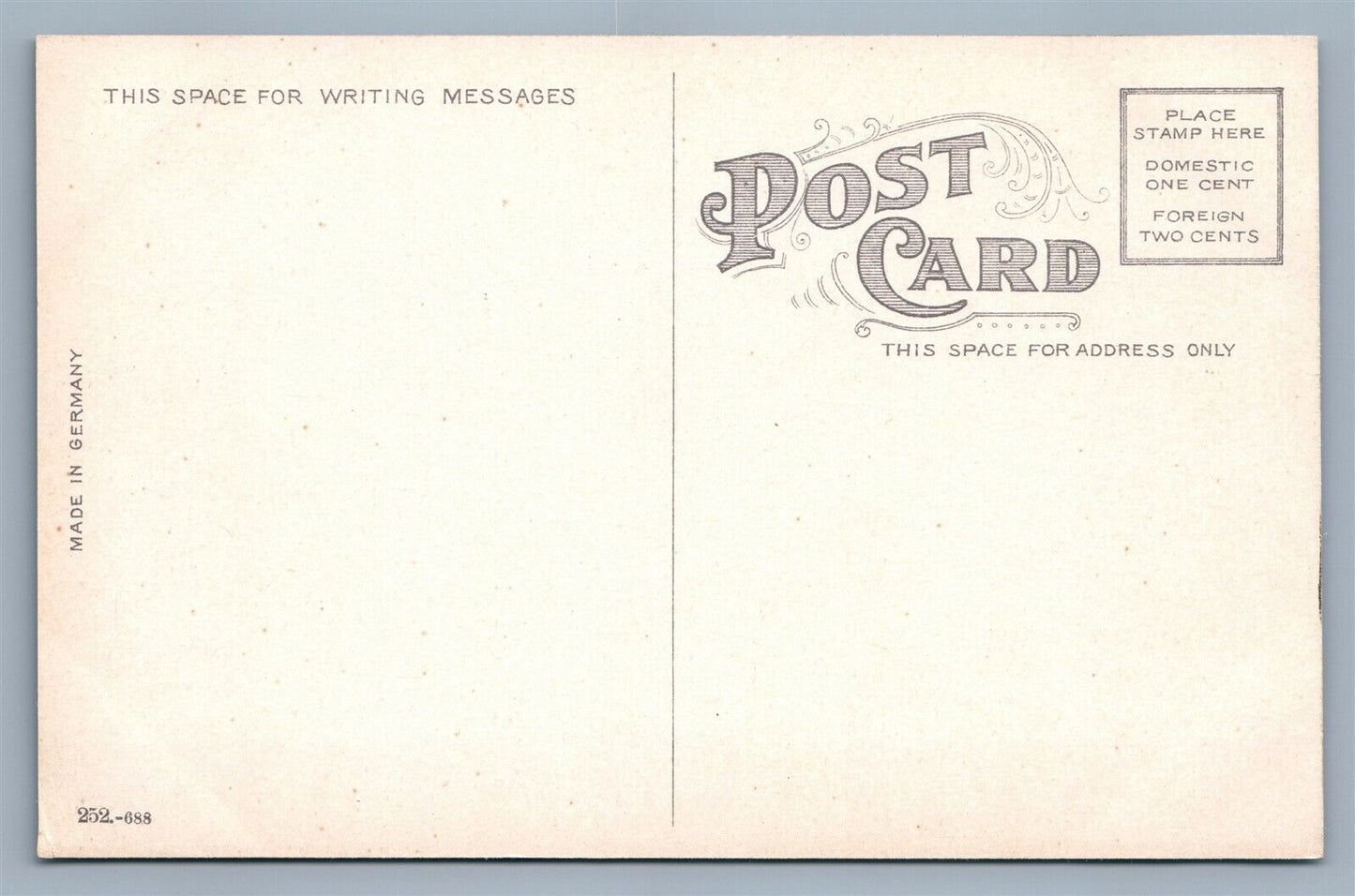 WASHINGTON PA W. & J. COLLEGE DORMITORY ANTIQUE POSTCARD