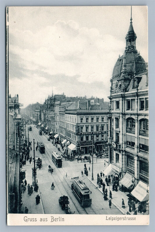 BERLIN GERMANY LEIPZIGSTRASSE ANTIQUE POSTCARD SAMPLE for post card wholesellers