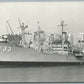 MILITARY SHIP USS ANTARES in GENOVA ITALY VINTAGE REAL PHOTO POSTCARD RPPC