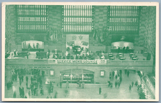 GRAND CENTRAL TERMINAL NY RAILROAD STATION ANTIQUE POSTCARD railway depot