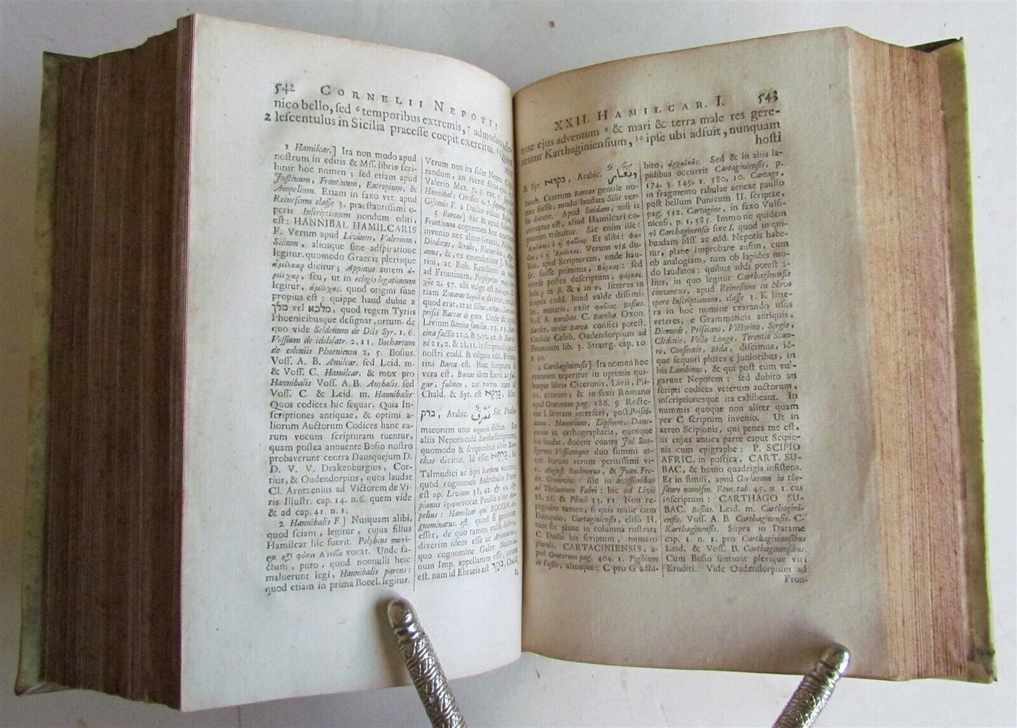 1734 VITAE EXCELLENTIUM IMPERATORUM CORNELIUS NEPOS VELLUM antique ROMAN HISTORY