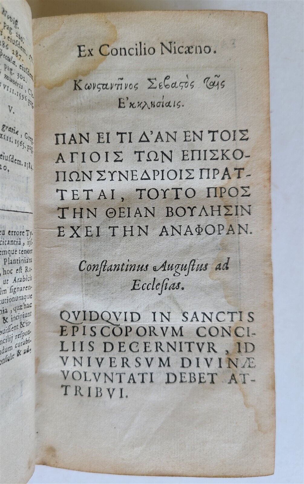 1666 SANCROSANCTI et OECUMENICI CONCILII TRIDENTINI CANONES et DECRETA antique