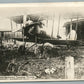 EARLY AVIATION GERMAN CHASSE PLANE ANTIQUE REAL PHOTO POSTCARD