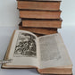 1713 DON QUICHOTTE DE LA MANCHE by CERVANTES 6 VOLUMES antique ILLUSTRATED