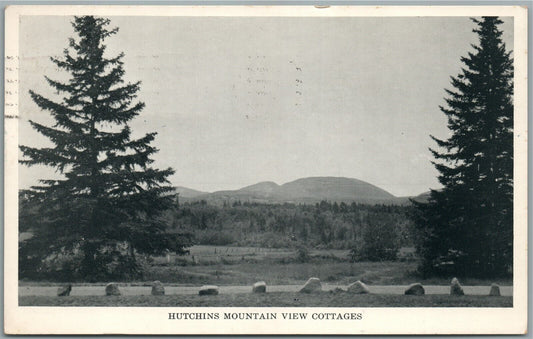 BAR HARBOR ME MOUNTAIN VIEW COTTAGES VINTAGE POSTCARD