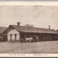 MILFORD NH RAILROAD STATION RAILWAY DEPOT ANTIQUE POSTCARD