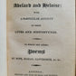 1818 LETTERS of ABELARD & HELOISE w/ POEMS by POPE MADAN etc. antique