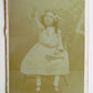 CIRCUS SIDESHOW LITTLE ANNA WITH EILER'S BIG SHOW ANTIQUE CABINET PHOTO