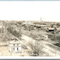 STOCKTON KS BIRDS EYE VIEW ANTIQUE REAL PHOTO POSTCARD RPPC