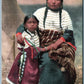 INDIAN SQUAW & PAPOOSE AUPOAKTE WIN KILLS MORNING ANTIQUE POSTCARD