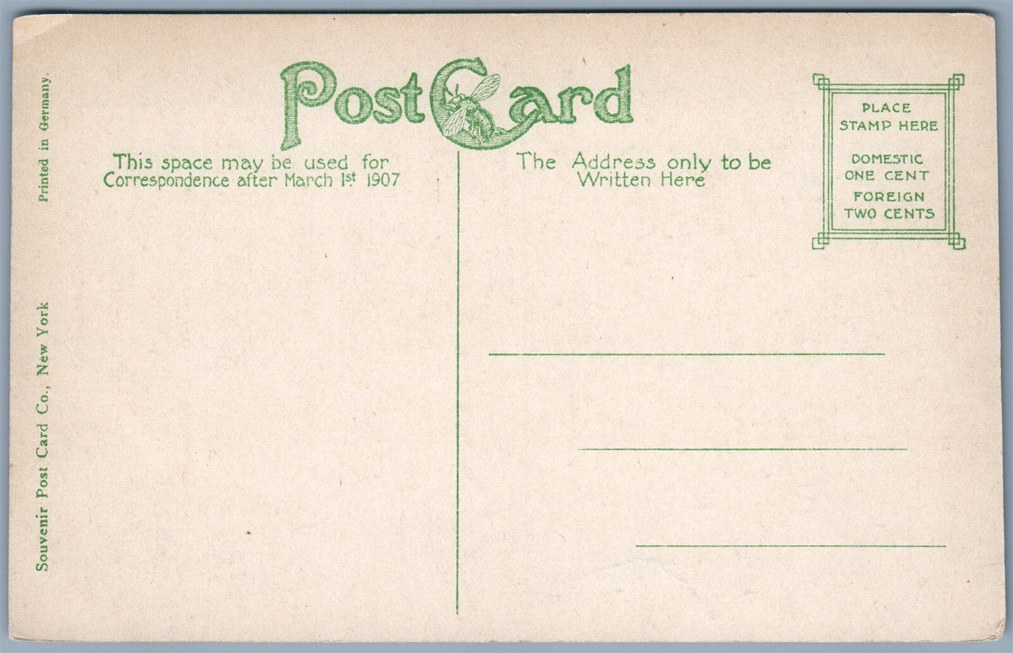 BROOKLYN NY BAY RIDGE CRESCENT CLUB ANTIQUE POSTCARD