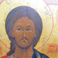 RUSSIAN ICON of JESUS CHRIST 19th CENTURY ANTIQUE hand painted HIGH QUALITY