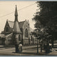 DARBY PA BAIRD MEMORIAL CHURCH ANTIQUE REAL PHOTO POSTCARD RPPC