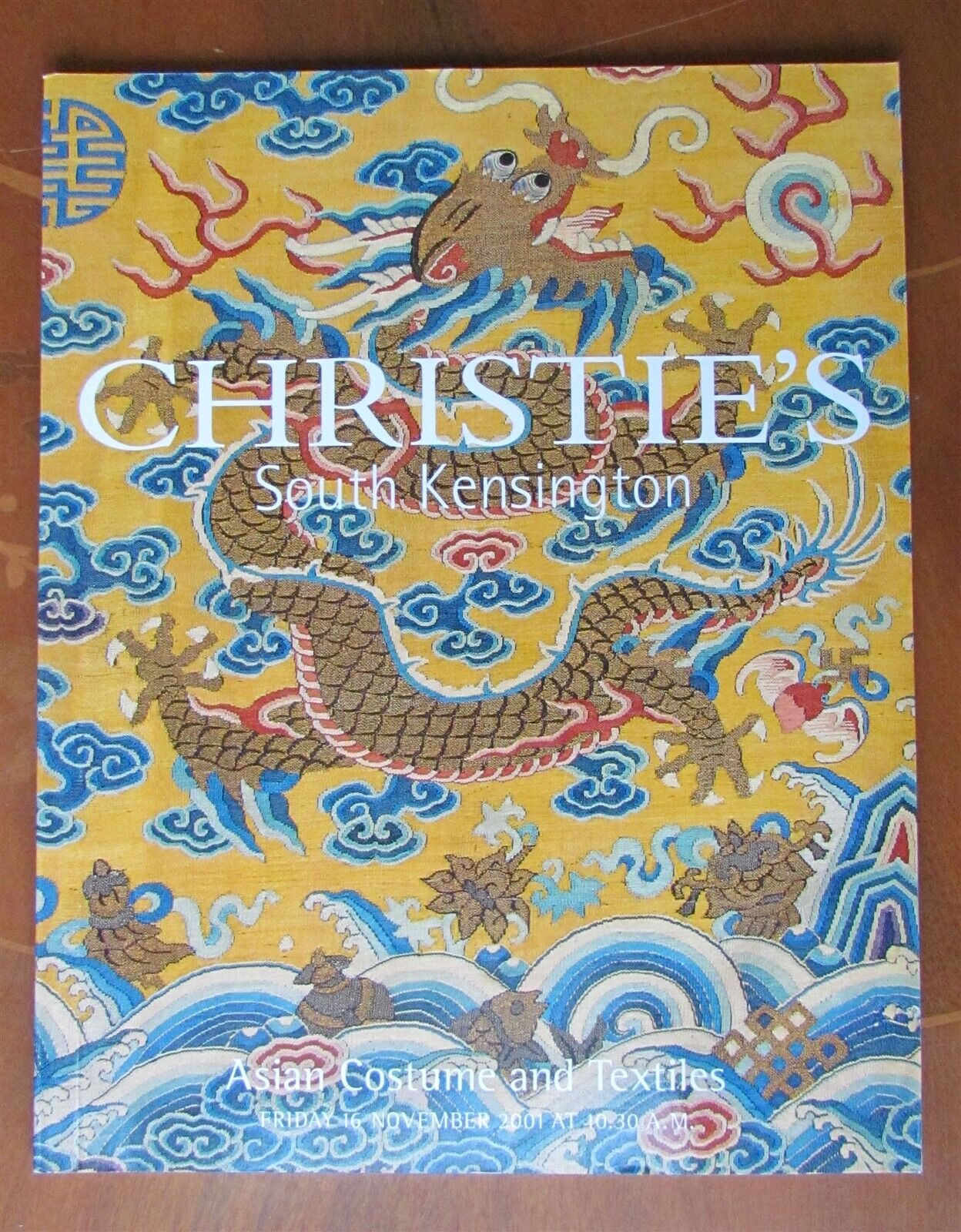 ASIAN COSTUME & TEXTILES 2001 CHRISTIE'S AUCTION CATALOG