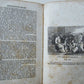 1836 GERMAN RELIGIOUS IMPRINT ILLUSTRATED AMERICANA NEW HAVEN CT antique LEATHER