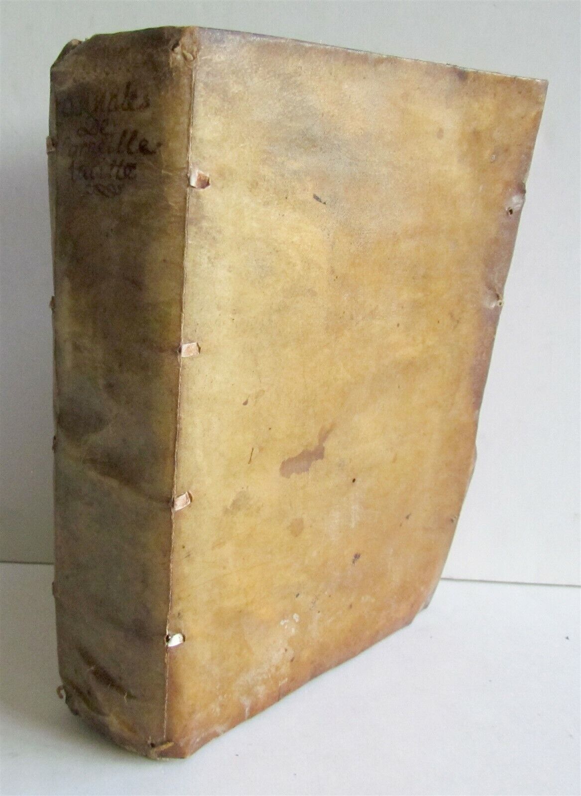 1581 TACITUS THE ANNALS VELLUM BOUND antique TACITE ANNALES in LATIN 16th cent.