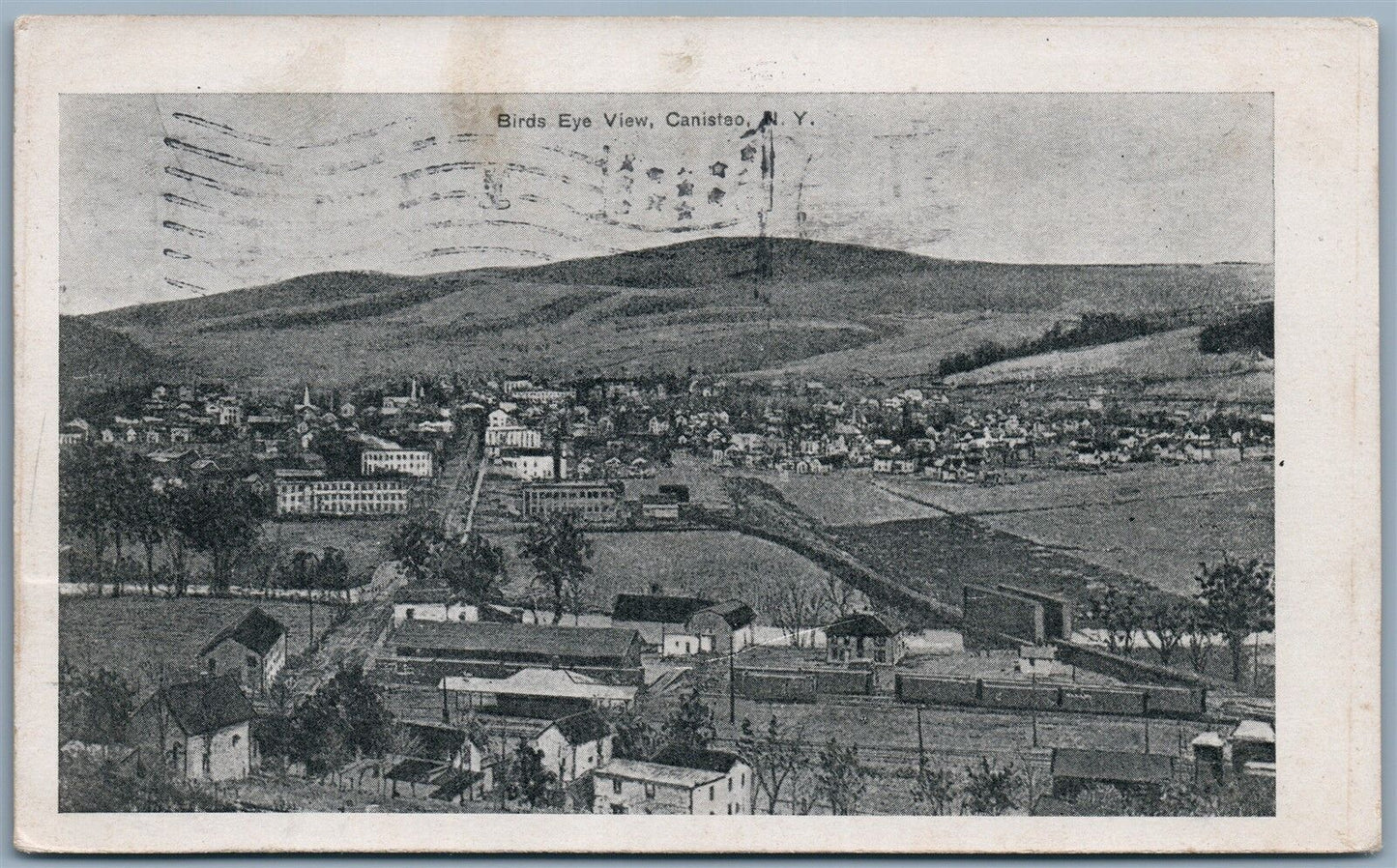 CANISTEO NY 1912 ANTIQUE POSTCARD