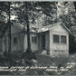 CURTIS MI GLENTWOOD PARK CEDAR COTTAGE VINTAGE REAL PHOTO POSTCARD RPPC