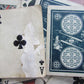 BASEBALL ADAM'S LEAGUE 1914 PLAYING CARDS TRICK DECK w/ BOX antique