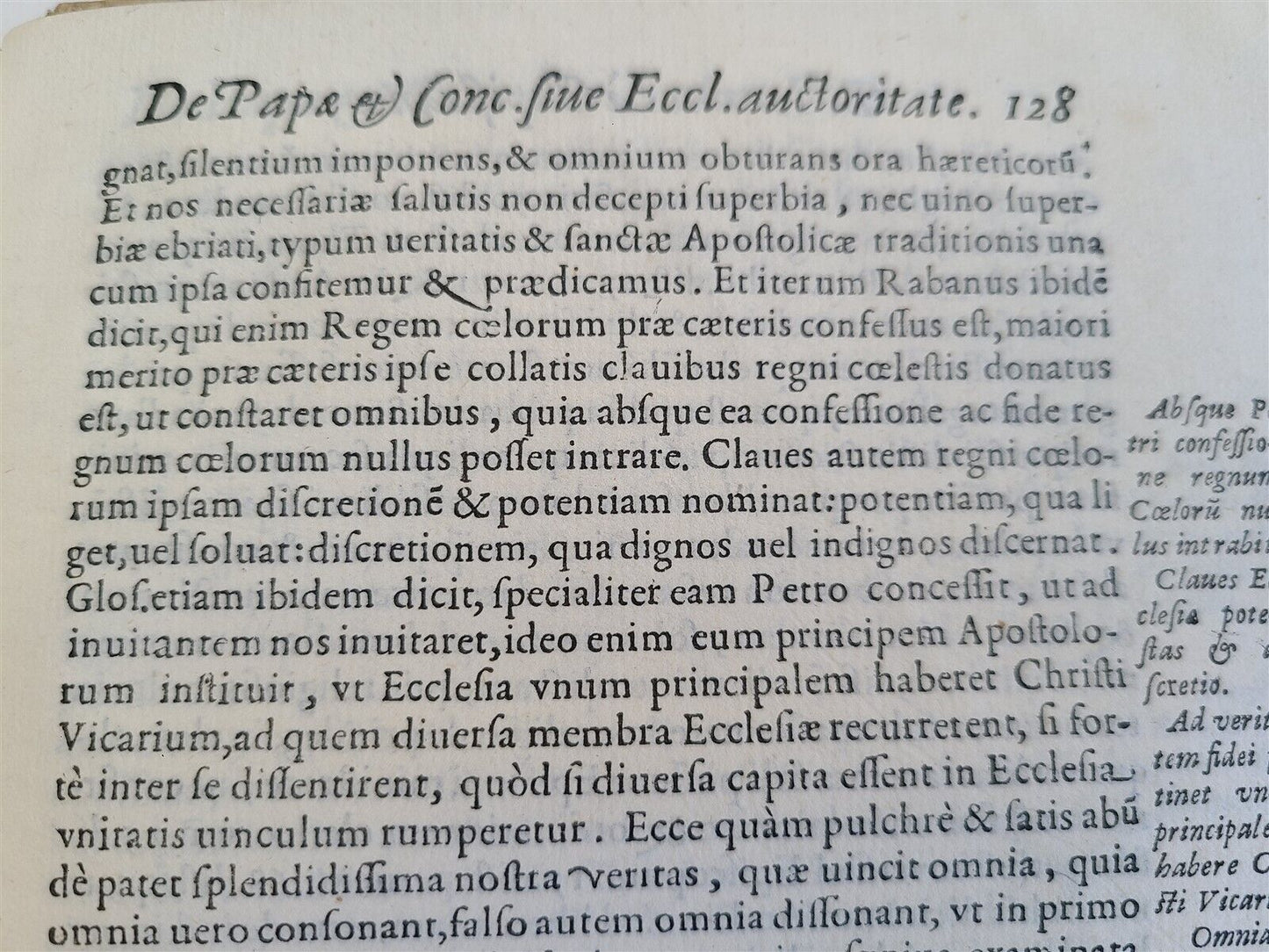 1564 ERASMUS of ROTTERDAM antique HAND TOOLED PIGSKIN BOUND 16th CENTURY