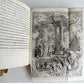 1751 3 VOLUMES VELLUM BOUND in DUTCH P. LANGENDIJK ANTIQUE w/ ENGRAVINGS