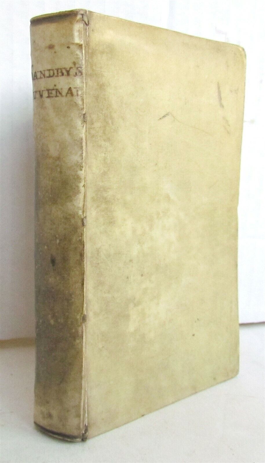 1763 ROMAN POETRY SATYRAE Juvenal & Persius Flaccus VELLUM antique ILLUSTRATED