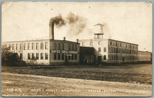 IONIA MI HAYES IONIA AUTO PARTS COMPANY ANTIQUE REAL PHOTO POSTCARD RPPC