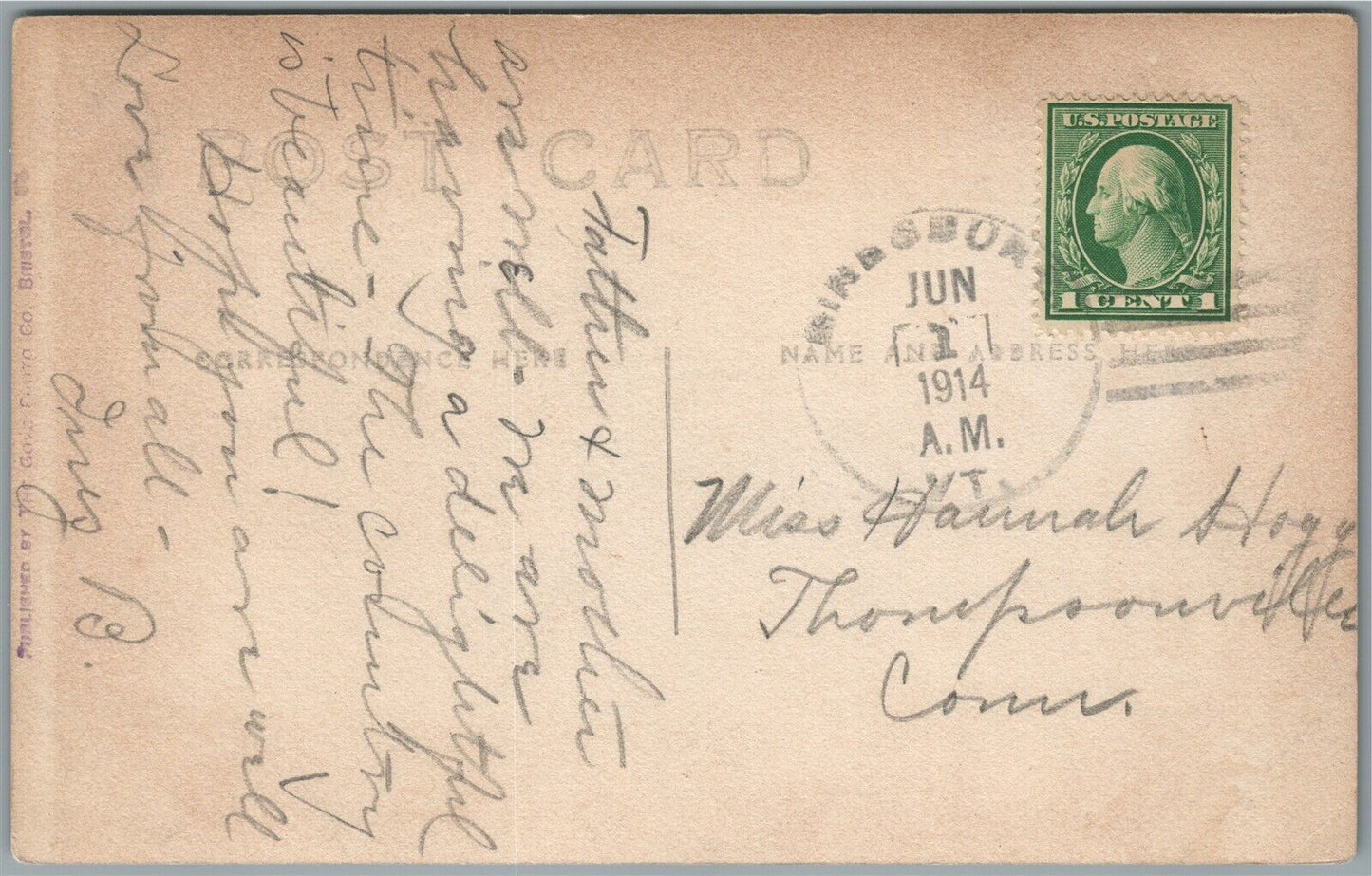 HINESBURG VT WEST SHORE LAKE IROQUOIS ANTIQUE REAL PHOTO POSTCARD RPPC