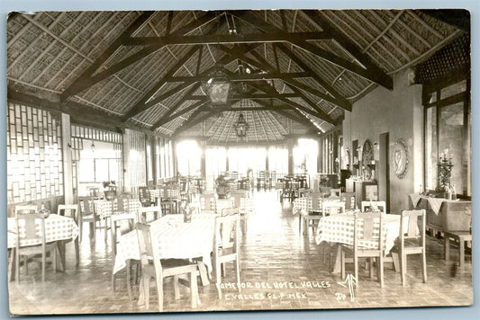 CIUDAD VALLES MEXICO HOTEL VALLES VINTAGE REAL PHOTO POSTCARD RPPC