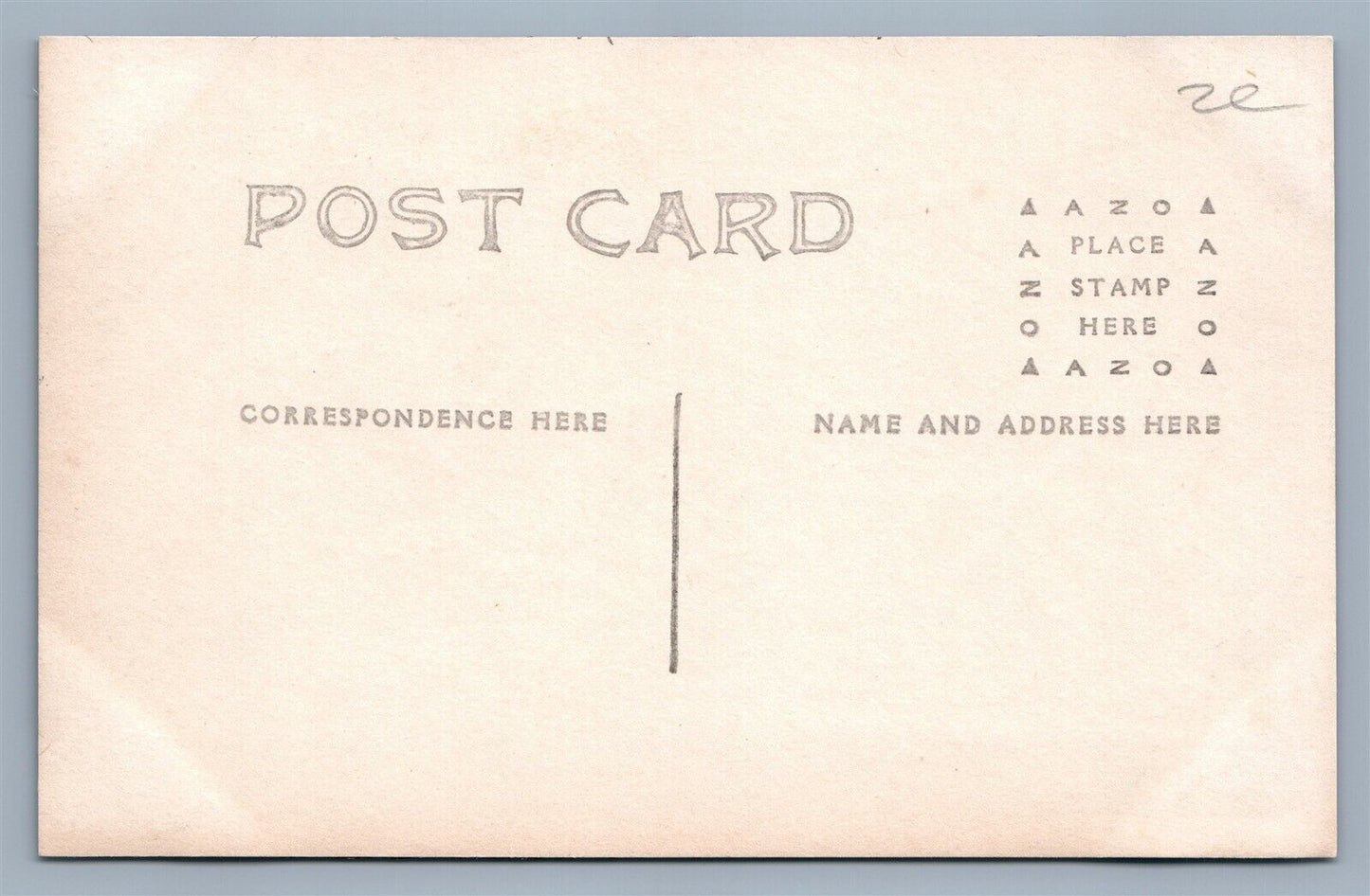 NEWARK NJ UNION SCHOOL ANTIQUE REAL PHOTO POSTCARD RPPC