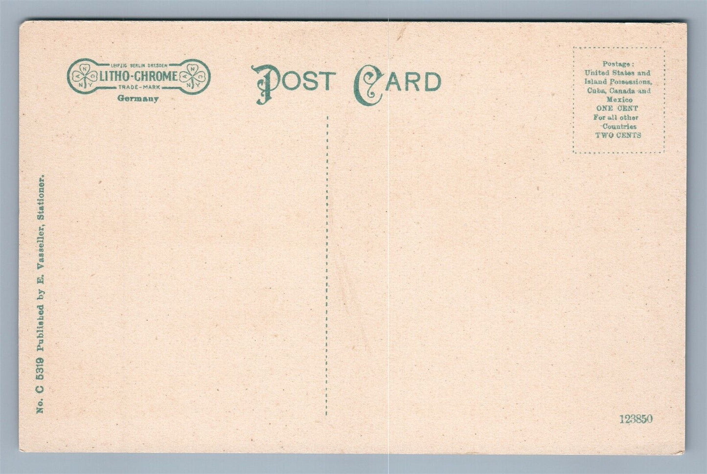FLEMINGTON NJ STOVER'S MILLS ANTIQUE POSTCARD