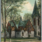 BOUND BROOK NJ FIRST PRESBYTERIAN CHURCH ANTIQUE POSTCARD