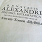 1734 VELLUM BOUND ANTIQUE FOLIO R.P. ALEXANDRI HISTORIA ECCLESIASTICA Vol. 1