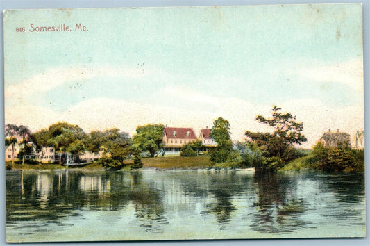 SOMERVILLE ME ANTIQUE POSTCARD