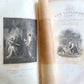 1838 BIBLE POLYGLOTT in ENGLISH antique AMERICANA Brattleboro ILLUSTRATED