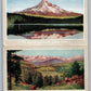 ROCKY MTN PARK CO & MT.HOOD LOST LAKE OR FOLDING DOUBLE ANTIQUE POSTCARD