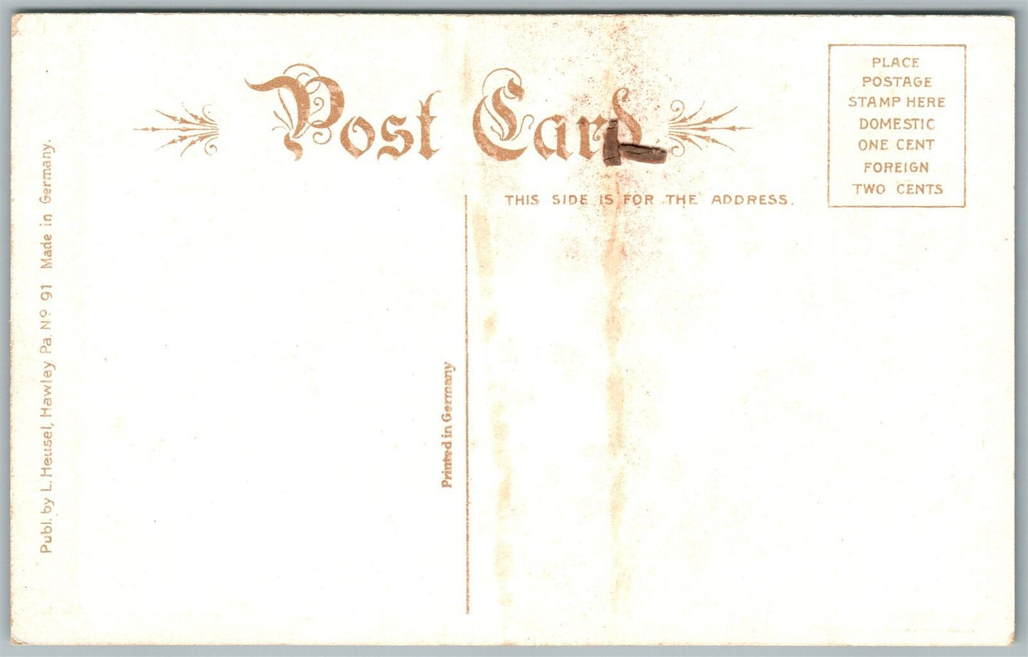 PIKE COUNTY PA WESTCOLONG LAKE HOUSE ANTIQUE POSTCARD