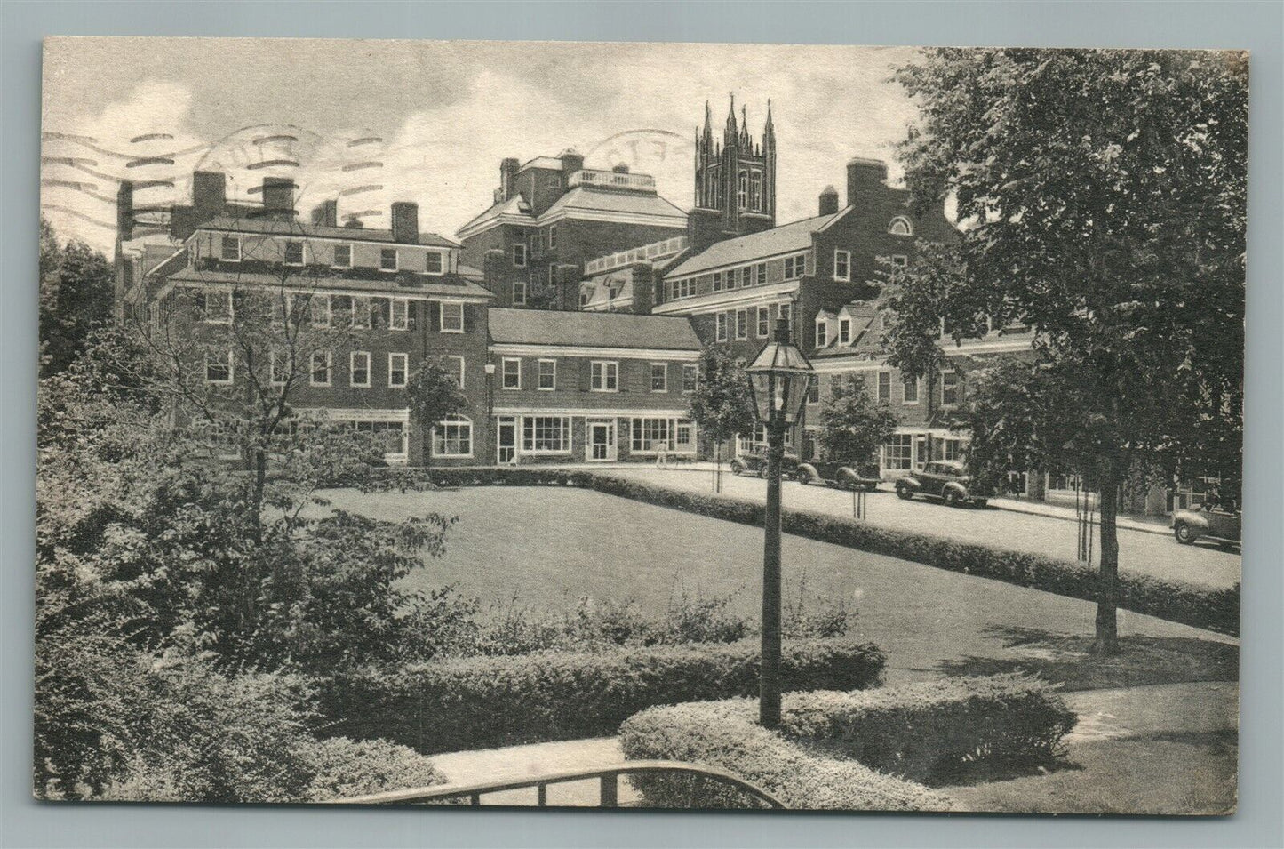 PRINCETON NJ PALMER SQUARE VINTAGE POSTCARD