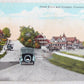 VINTAGE 1940 POSTCARD STREET SCENE & COTTAGES CRESCENT BEACH CONN.