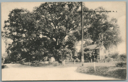 HIGHLAND PARK NJ VINTAGE POSTCARD