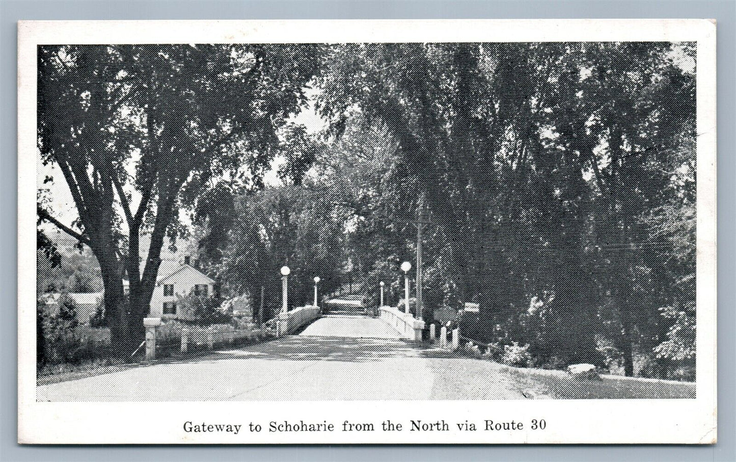 SCHOHARIE NY GATEWAY ANTIQUE POSTCARD