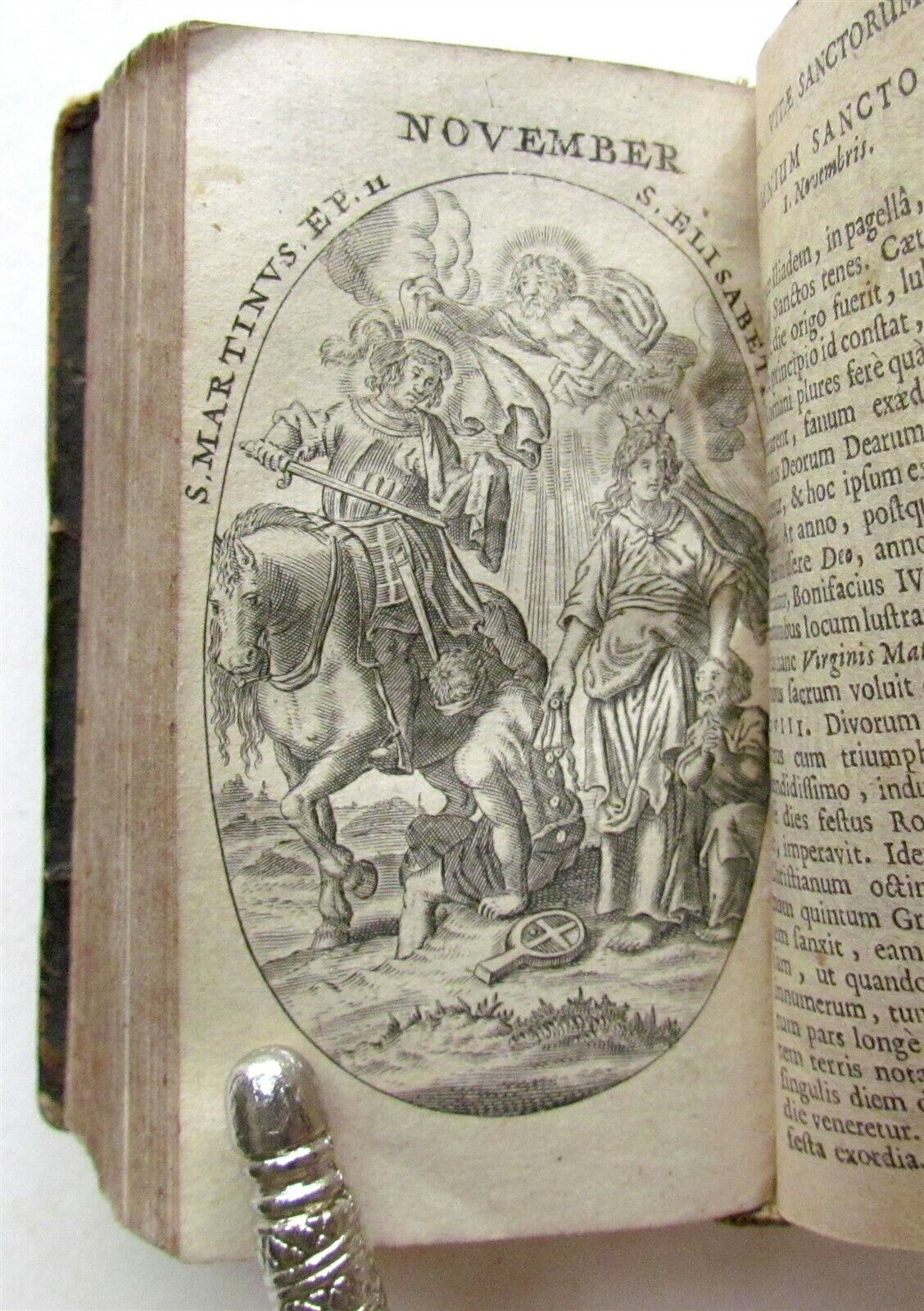 1663 FASTI MARIANI ILLUSTRATED 17th CENTURY PRAYER BOOK antique