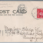 FREEPORT NY CRYSTAL LAKE HOTEL 1906 ANTIQUE REAL PHOTO POSTCARD RPPC CORK STAMP