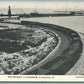 CONNEAUT OH LIGHT HOUSE RAILROAD ENTRANCE TO HARBOR ANTIQUE POSTCARD