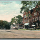 MANCHESTER CT MAIN STREET ANTIQUE POSTCARD