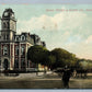 DEFIANCE OH CLINTON & SECOND STREETS 1910 ANTIQUE POSTCARD