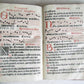 1621 PSALTERIUM ROMANUM antique MISSAL ANTIPHONAL FOLIO 11x6" w/ musical notes